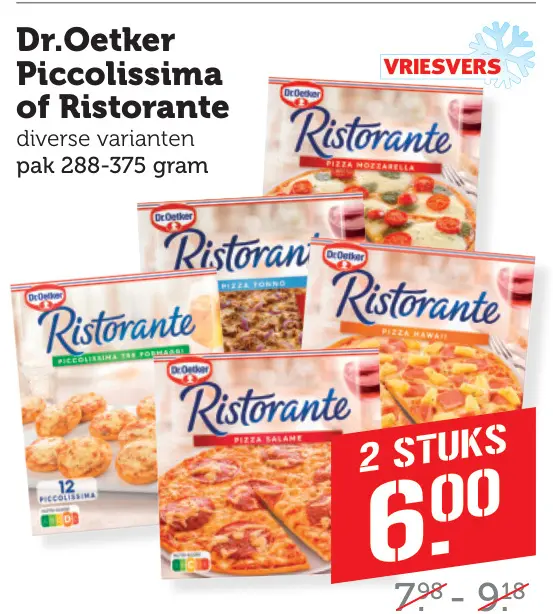 Aanbieding: Piccolissima of Ristorante