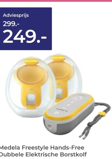 Aanbieding: Freestyle Hands-Free Dubbele Elektrische Borstkolf