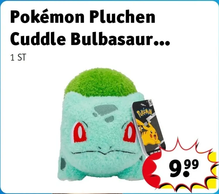 Aanbieding: Pluchen Cuddle Bulbasaur...