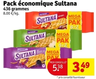 Offre: Pack économique Sultana