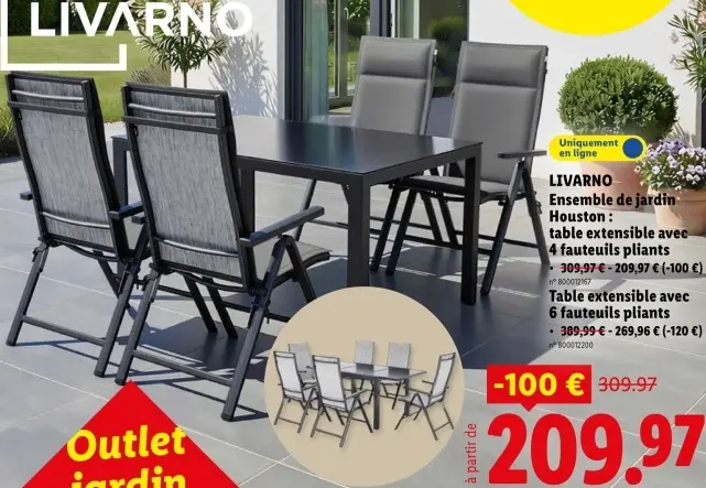 Offre: Ensemble de jardin Houston