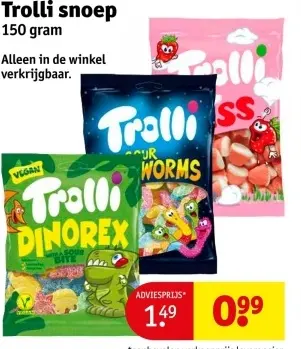 Aanbieding: Trolli snoep