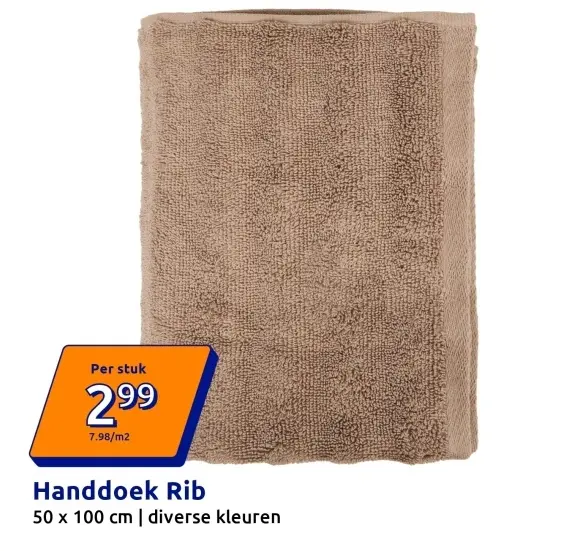 Aanbieding: Handdoek Rib