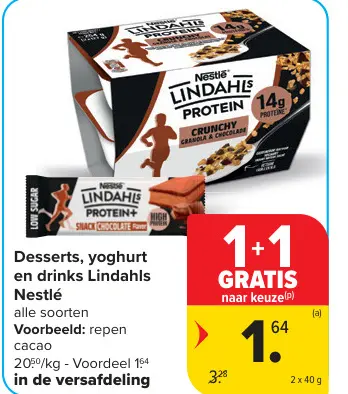 Promotie: Desserts, Yoghurt En Drinks Lindahls