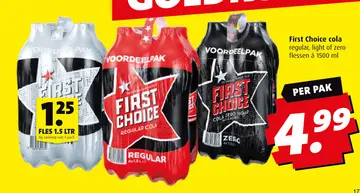 Aanbieding: First Choice cola