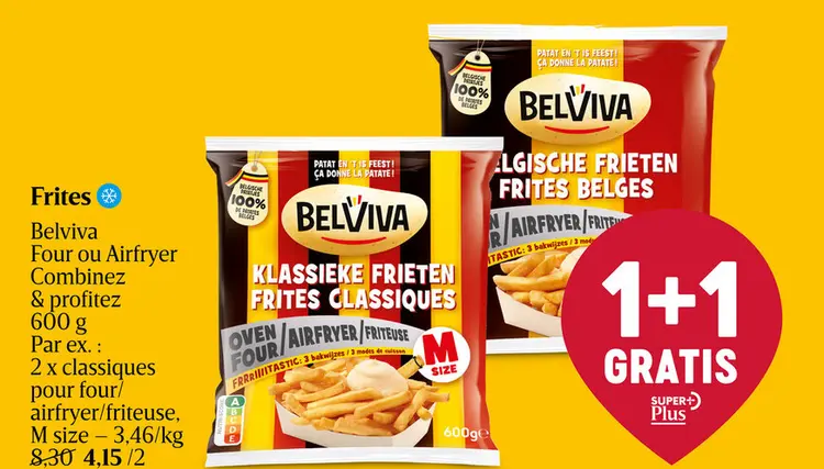 Offre: Frites | Belges | Four