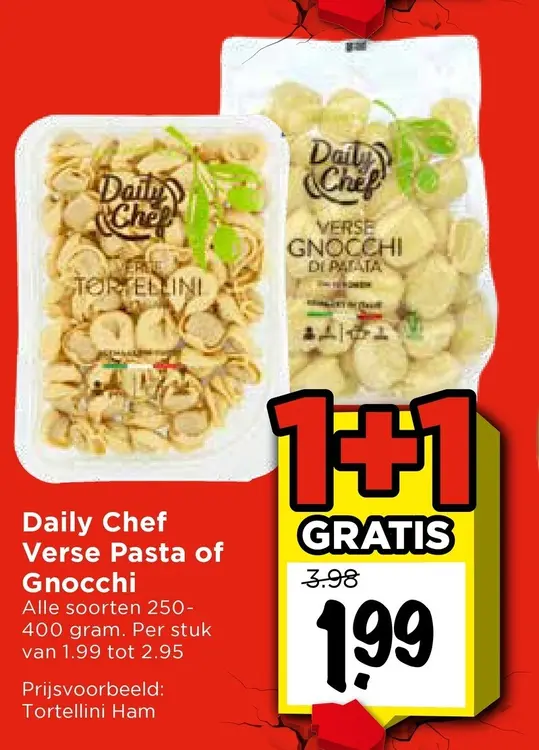 Aanbieding: Daily Chef Verse Pasta of Gnocchi