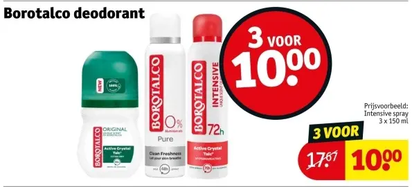 Aanbieding: Borotalco deodorant
