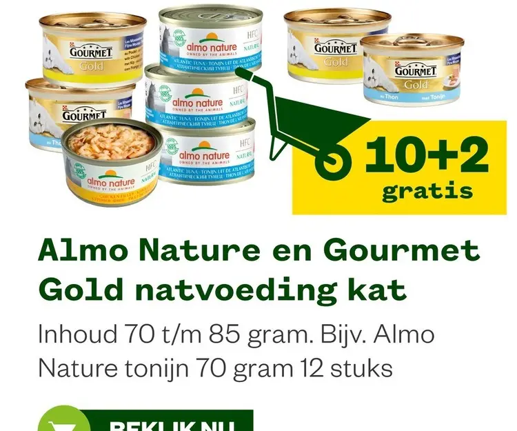 Aanbieding: natvoeding kat