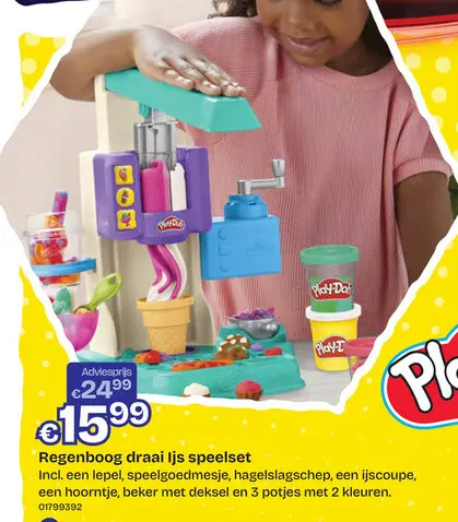 Aanbieding: Regenboog draai Ijs speelset
