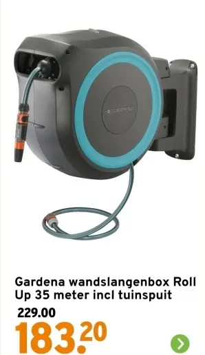 Aanbieding: wandslangenbox Roll Up
