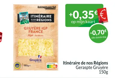 Promotie: Geraspte Gruyère
