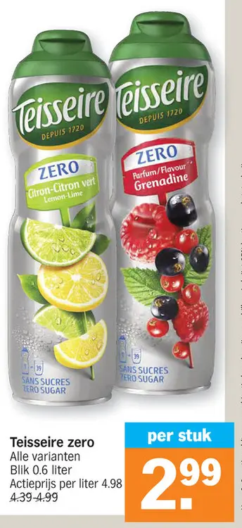 Promotie: Teisseire zero