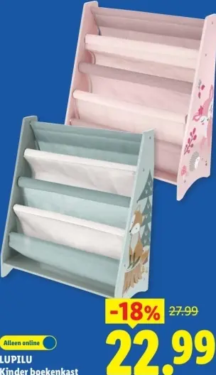 Aanbieding: LUPILU Kinder boekenkast