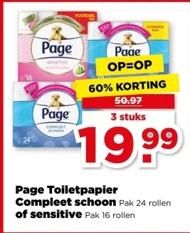 Aanbieding: Page Toiletpapier