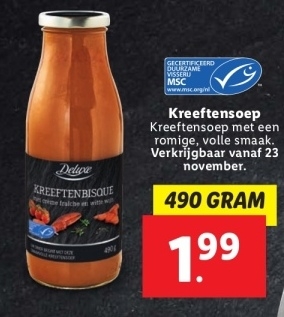 Aanbieding: Kreeftensoep