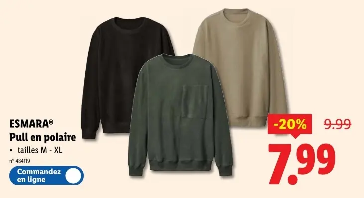 Offre: Pull en polaire