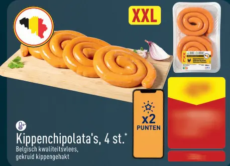 Promotie: Kippenchipolata's