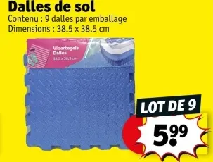 Offre: Dalles de sol