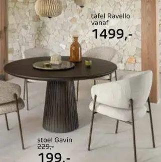 Promotie: stoel Gavin