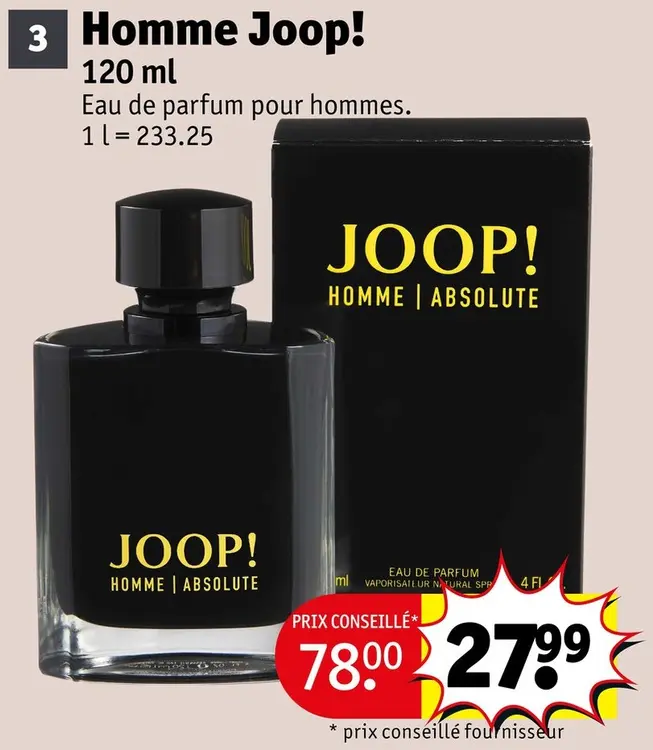 Offre: Homme Joop!