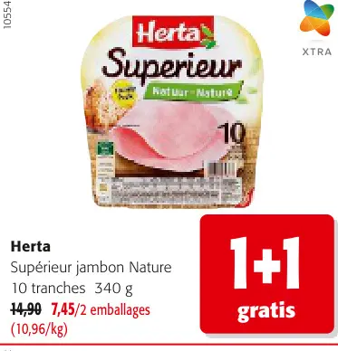 Offre: Supérieur jambon Nature