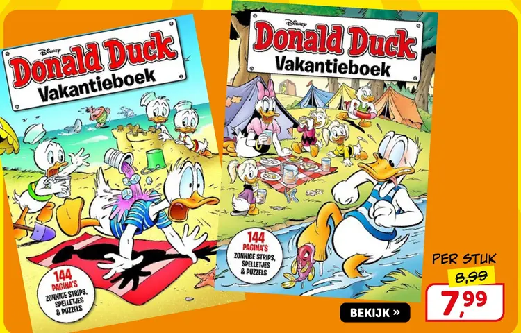 Aanbieding: Donald Duck Vakantieboek