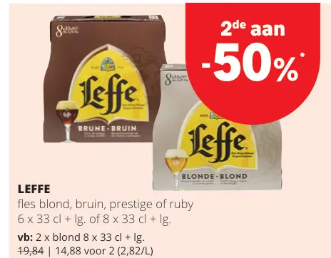 Promotie: Leffe