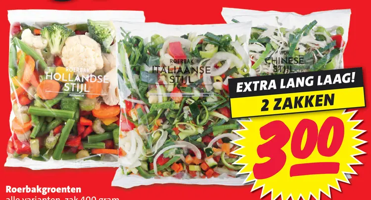 Aanbieding: Roerbakgroenten