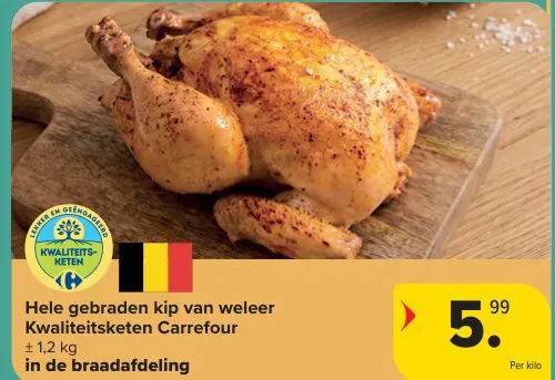 Promotie: Hele gebraden kip van weleer