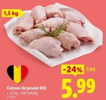 Offre: Cuisses de poulet XXL