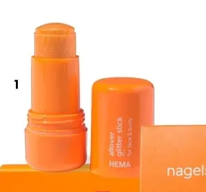 Aanbieding: Oranje glitterstick voor gezicht en lichaam