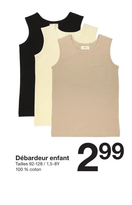 Offre: Débardeur enfant
