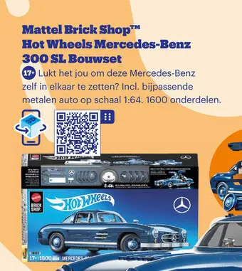 Aanbieding: Hot Wheels Mercedes-Benz 300 SL Bouwset
