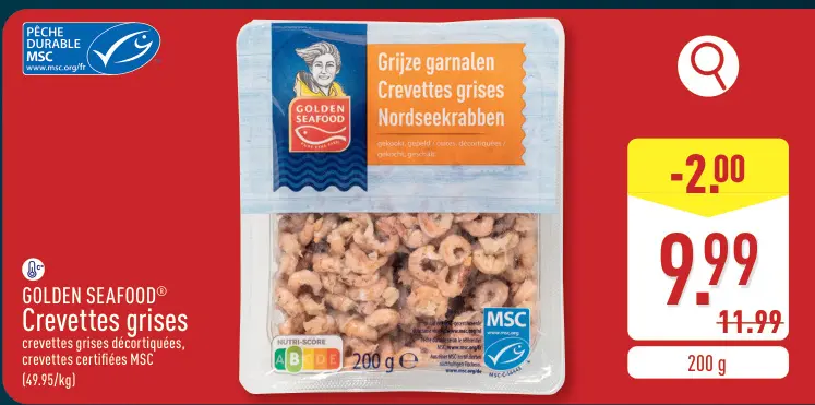 Offre: Crevettes grises