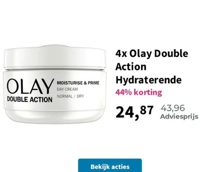 Aanbieding: Olay Double Action Hydraterende