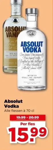 Aanbieding: Absolut Vodka