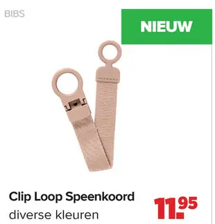 Aanbieding: BIBS Clip LOOP Speenkoord