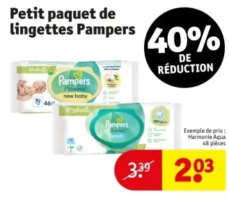 Offre: Petit paquet de Lingettes