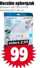 Aanbieding: Vacuüm opbergzak