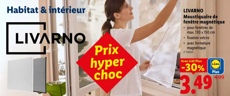 Offre: Moustiquaire de fenêtre magnétique