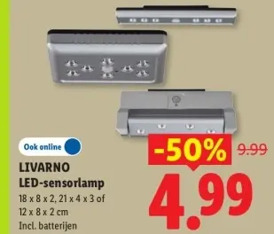 Aanbieding: LED-sensorlamp