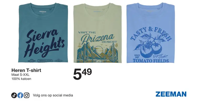 Promotie: Heren T-shirt