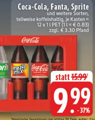 Aanbieding: Coca-Cola, Fanta, Sprite