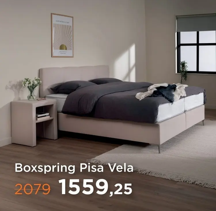 Aanbieding: Boxspring Pisa Vela