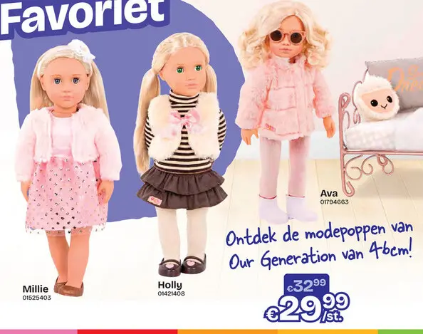 Aanbieding: Holly 46cm pop