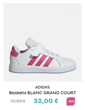 Offre: Baskets BLANC GRAND COURT