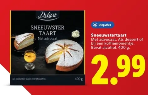 Aanbieding: Sneeuwstertaart