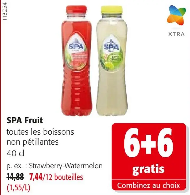 Offre: SPA Fruit boissons non pétillantes
