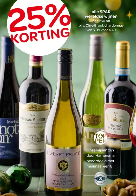 Aanbieding: Alle SPAR wereldse wijnen